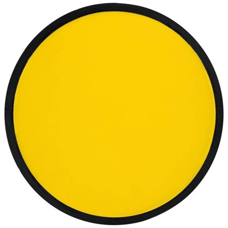 Skládací frisbee z polyesteru, žlutá Skládací frisbee z polyesteru, žlutá